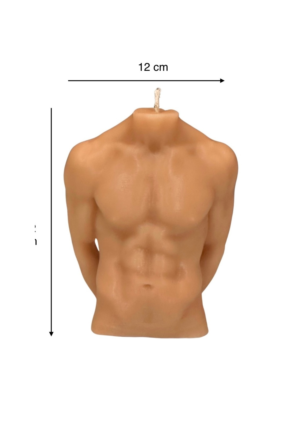 Body Men Body Candle Decorative Object